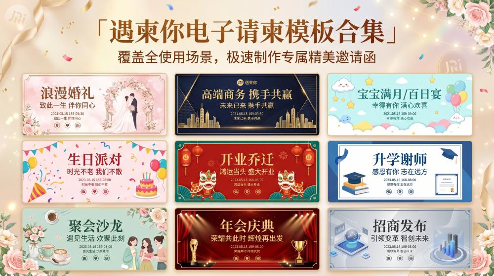 2026婚庆H5电子喜帖出圈指南：告别土味模板，高级浪漫零成本拿捏